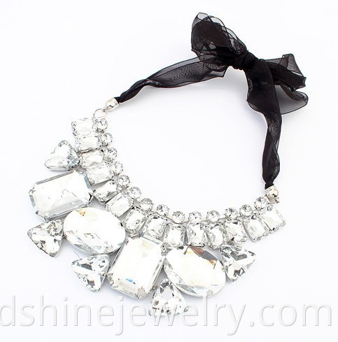 Crystal Collar Vintage Statement Necklace